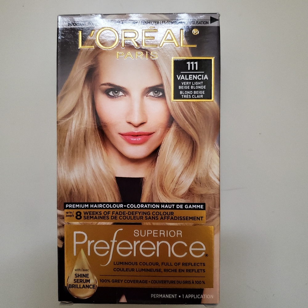 SET OF 3 L'Oreal Superior Preference Hair Colour Valencia Light Beige Blonde
